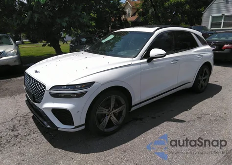 2022 Genesis Gv70 3.5T Awd Sport из США, поврежденный, VIN KMUMCDTC5NU011241